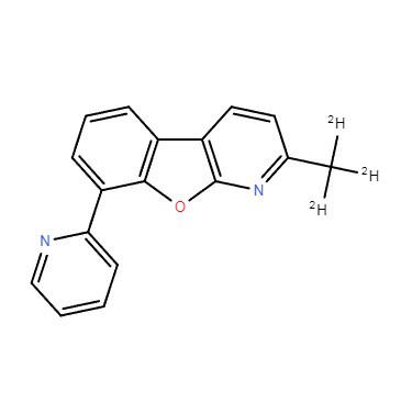 CAS:1609374-00-6|Βενζοφούρο[2,3-b]πυριδίνη, 2-(μεθυλ-d3)-8-(2-πυριδινυλ)-